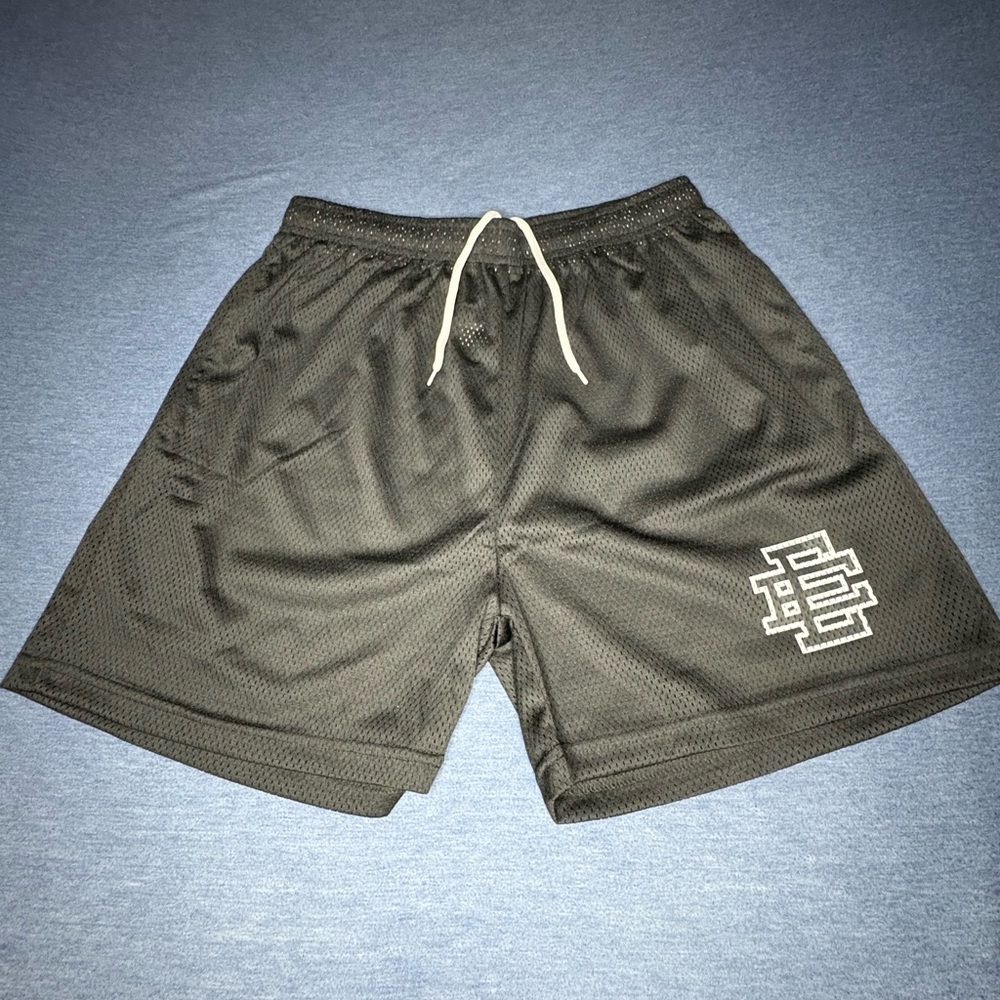 Eric Emanuel Black Athletic Shorts with Classic Design